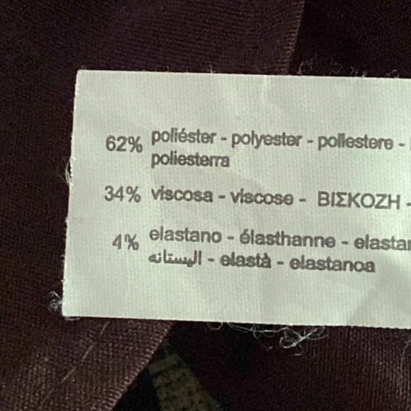 NWT Zara Gray Checked Print Slim Fit The Driver Chinos, Size Small - Picture 9 of 10